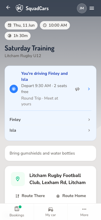 Car offered